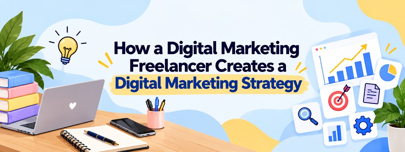 Digital marketing strategy created by a digital marketing freelancer