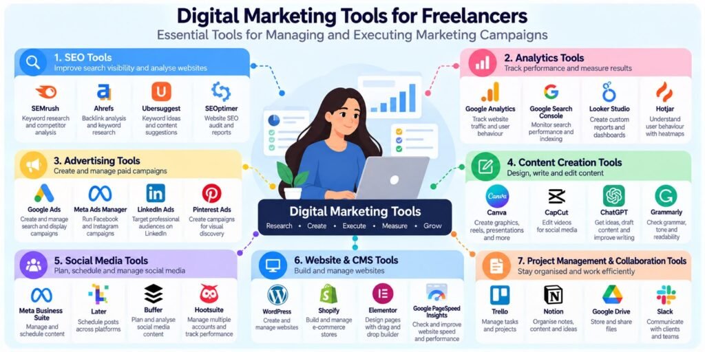 Digital marketing strategy created by a digital marketing freelancer