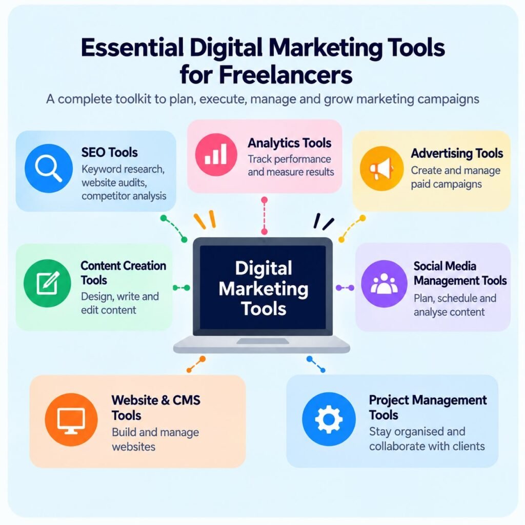 digital marketing freelancer tools